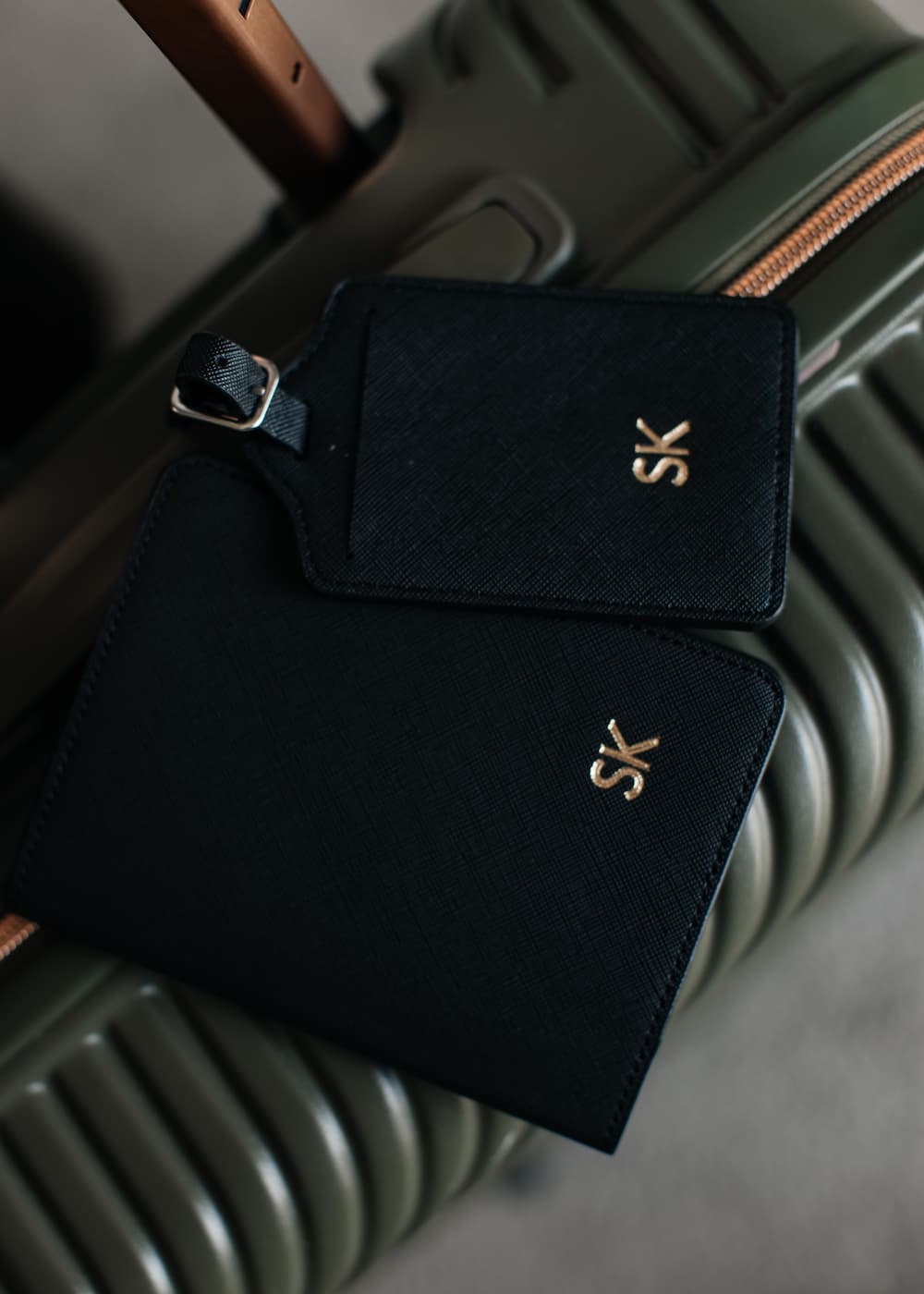 Passport Cover and Luggage Tag Set