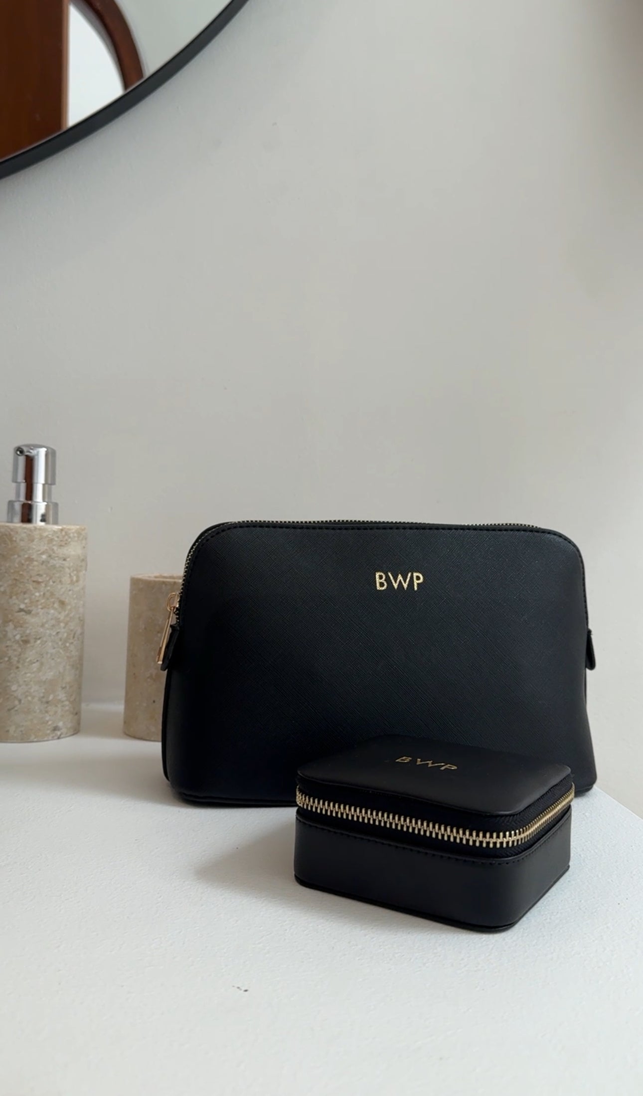 Saffiano Cosmetic Pouch
