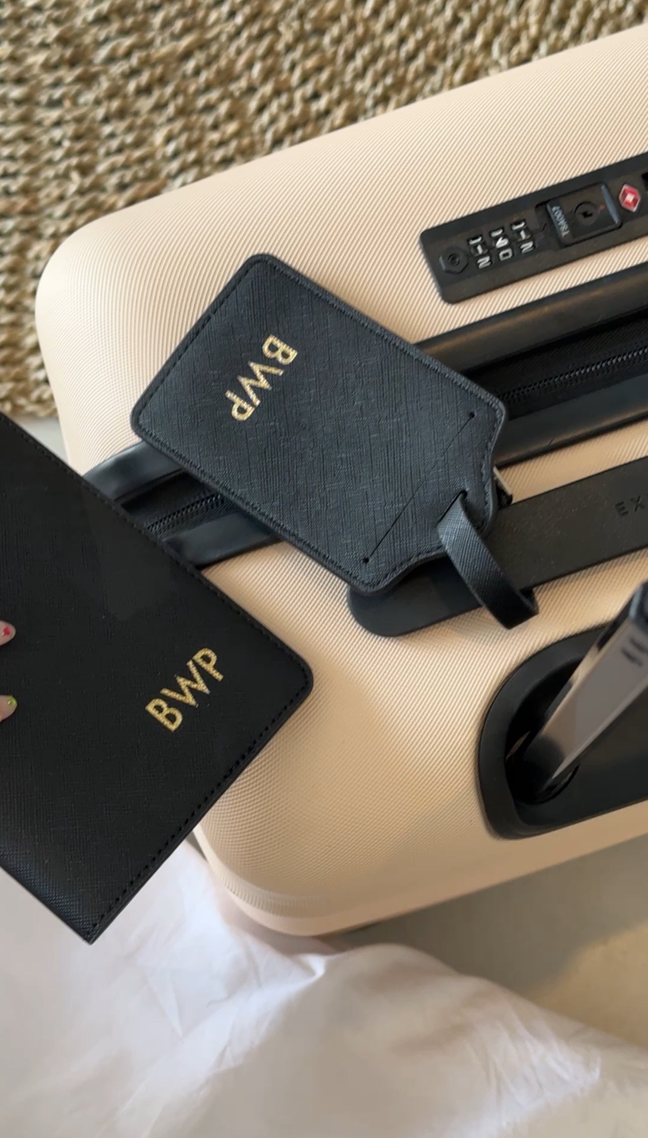 Passport Cover and Luggage Tag Set