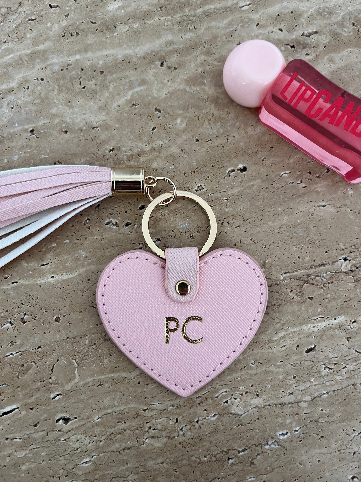 Heart Key Ring with Tassel