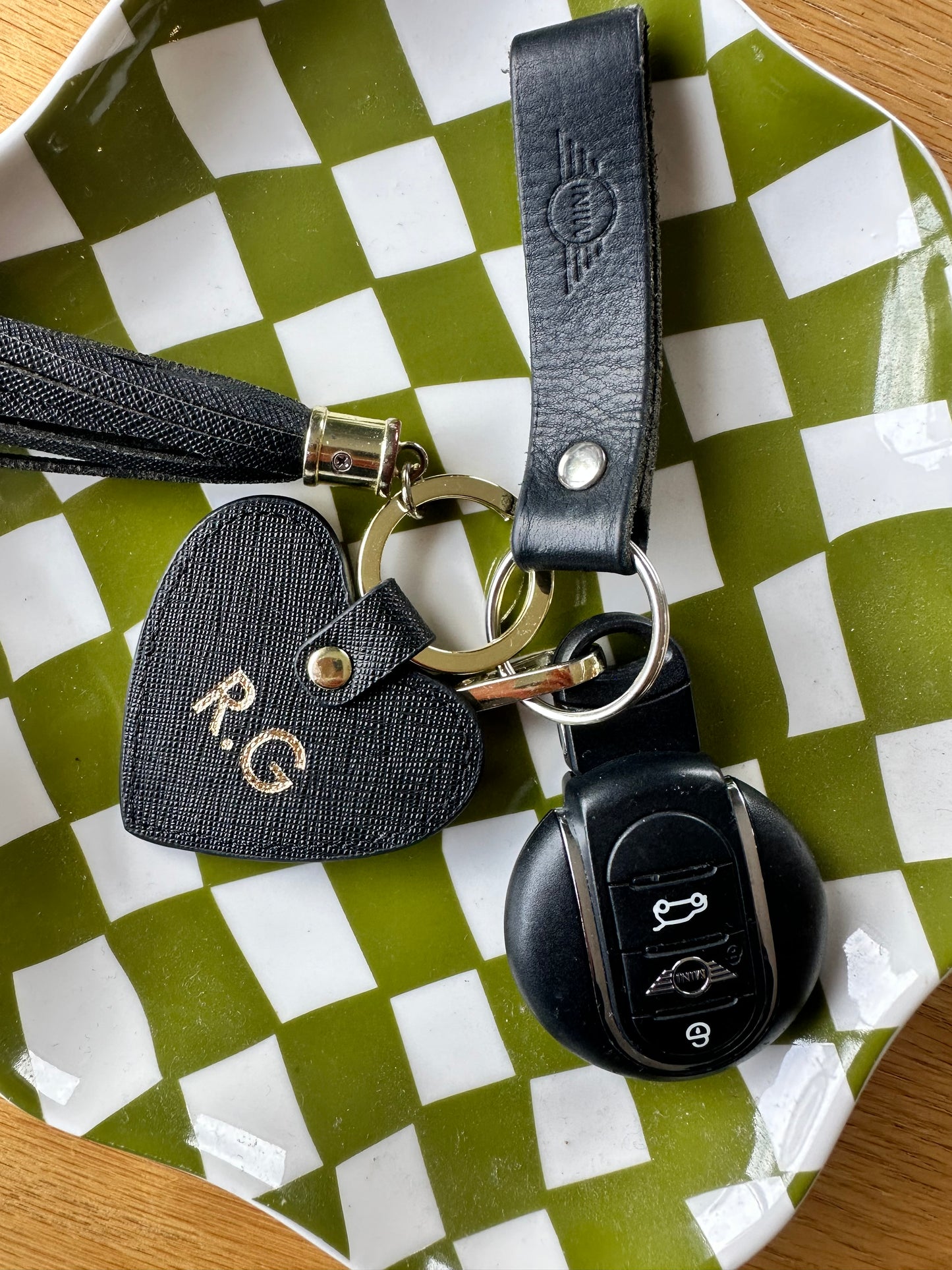 Heart Key Ring with Tassel