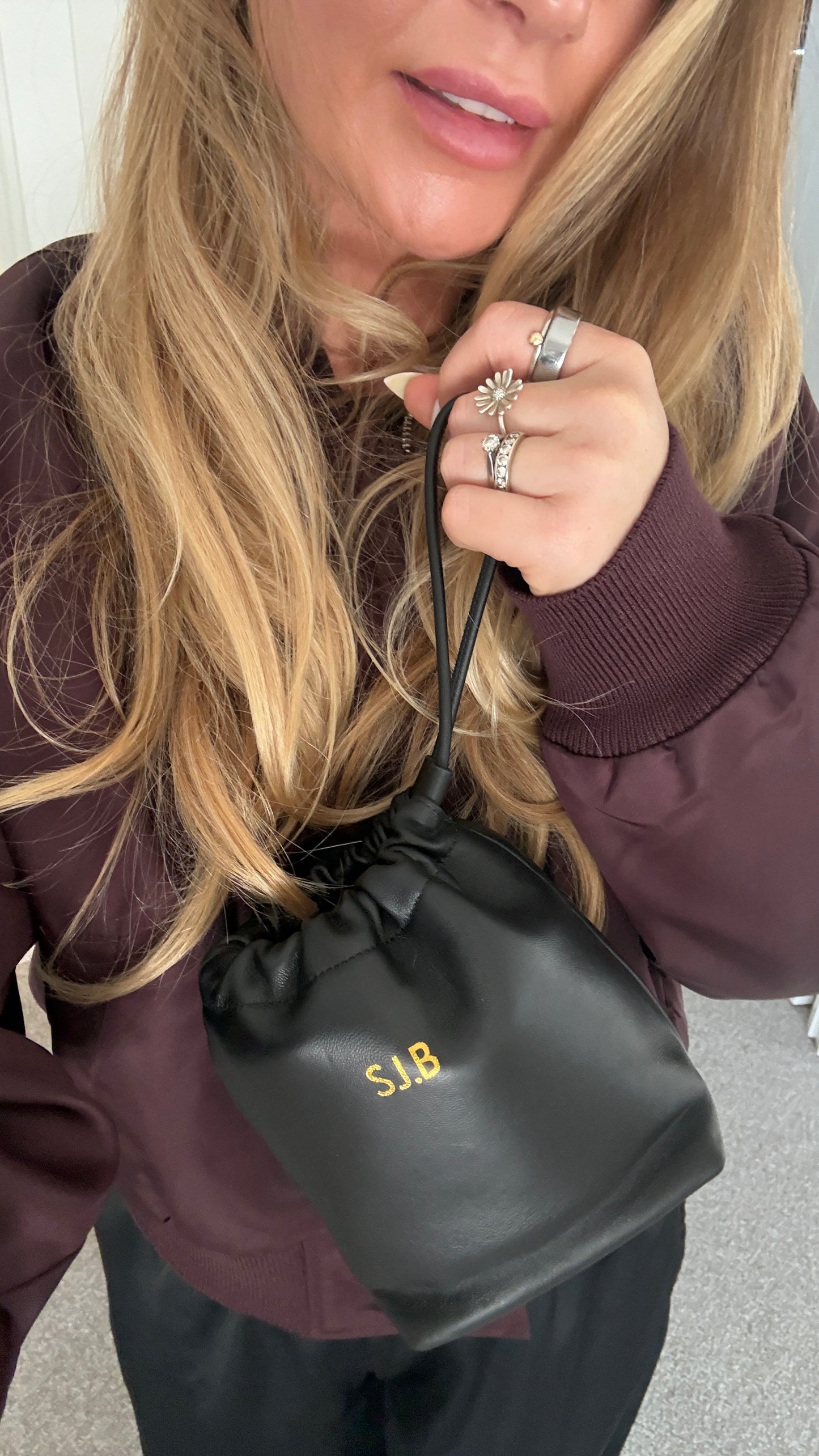 Long Lunch Scrunchie Bag