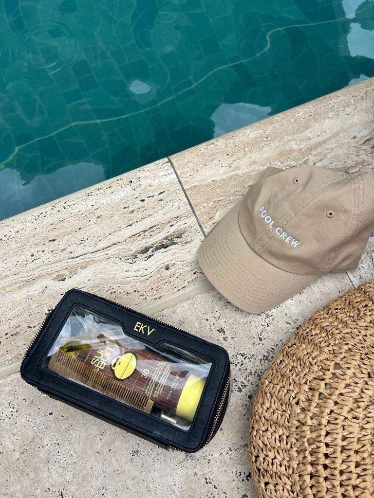 Double Sided Saffiano Cosmetic Bag