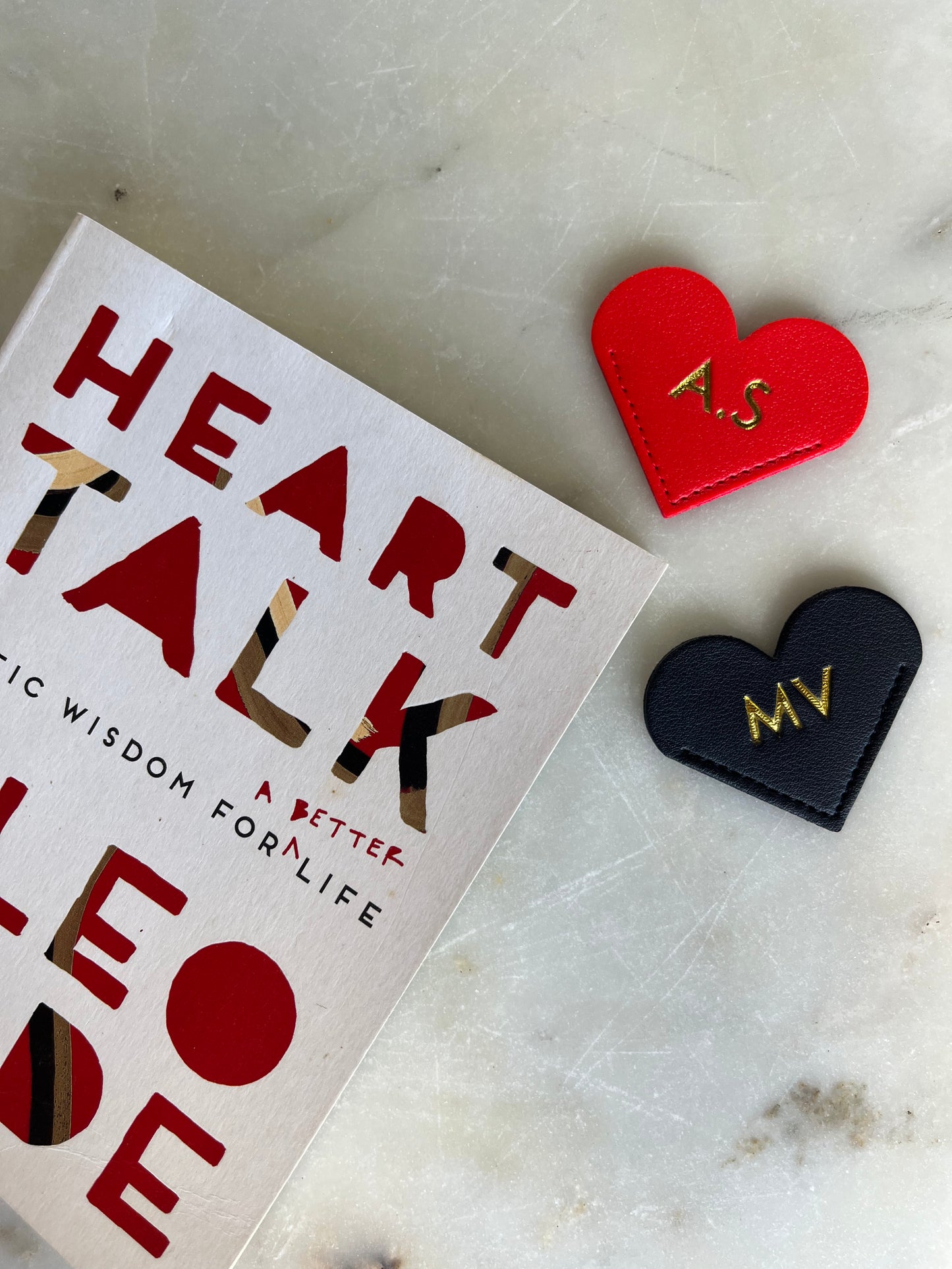 heart shaped bookmark