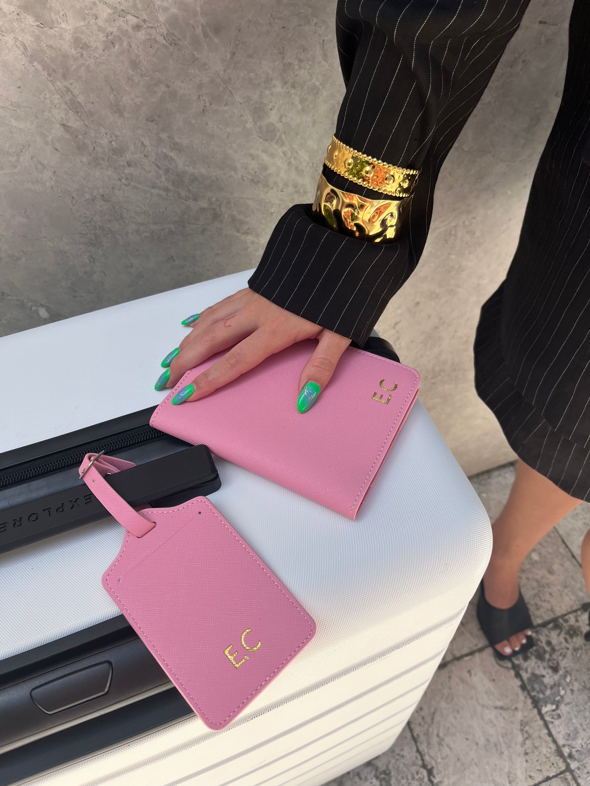 matching passport cover and luggage tag set nz