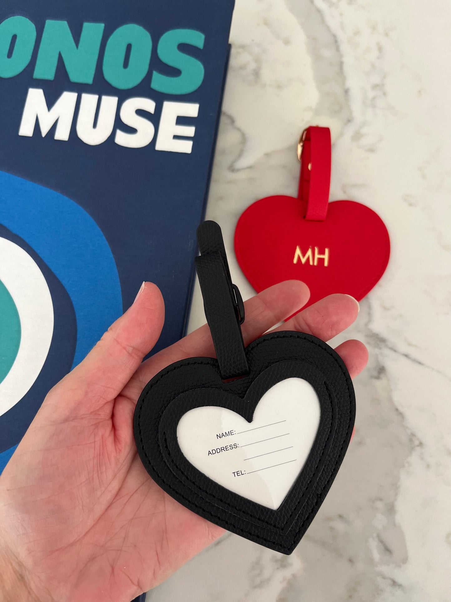 Heart Shaped Luggage Tag