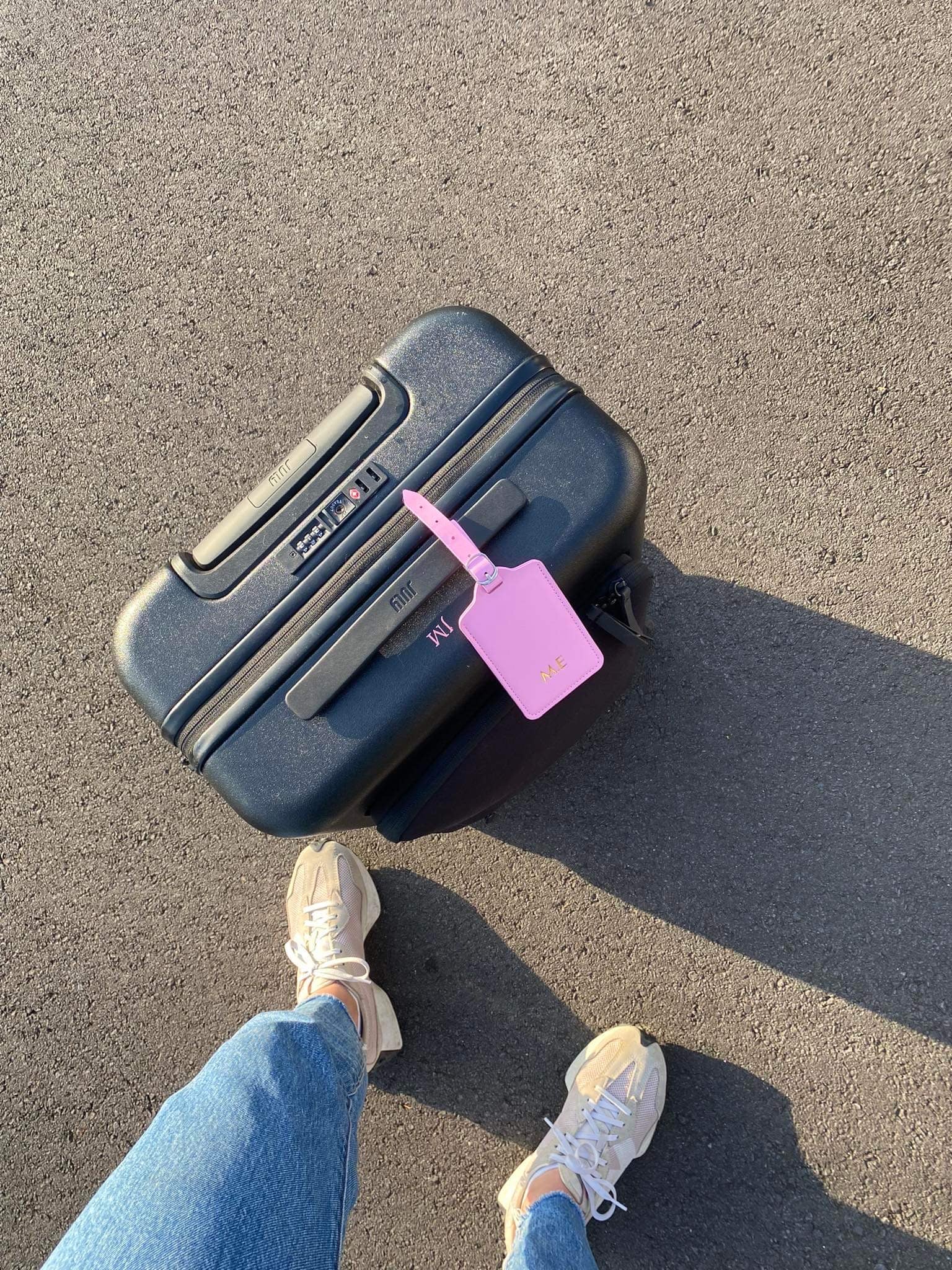 pink luggagetag nz name