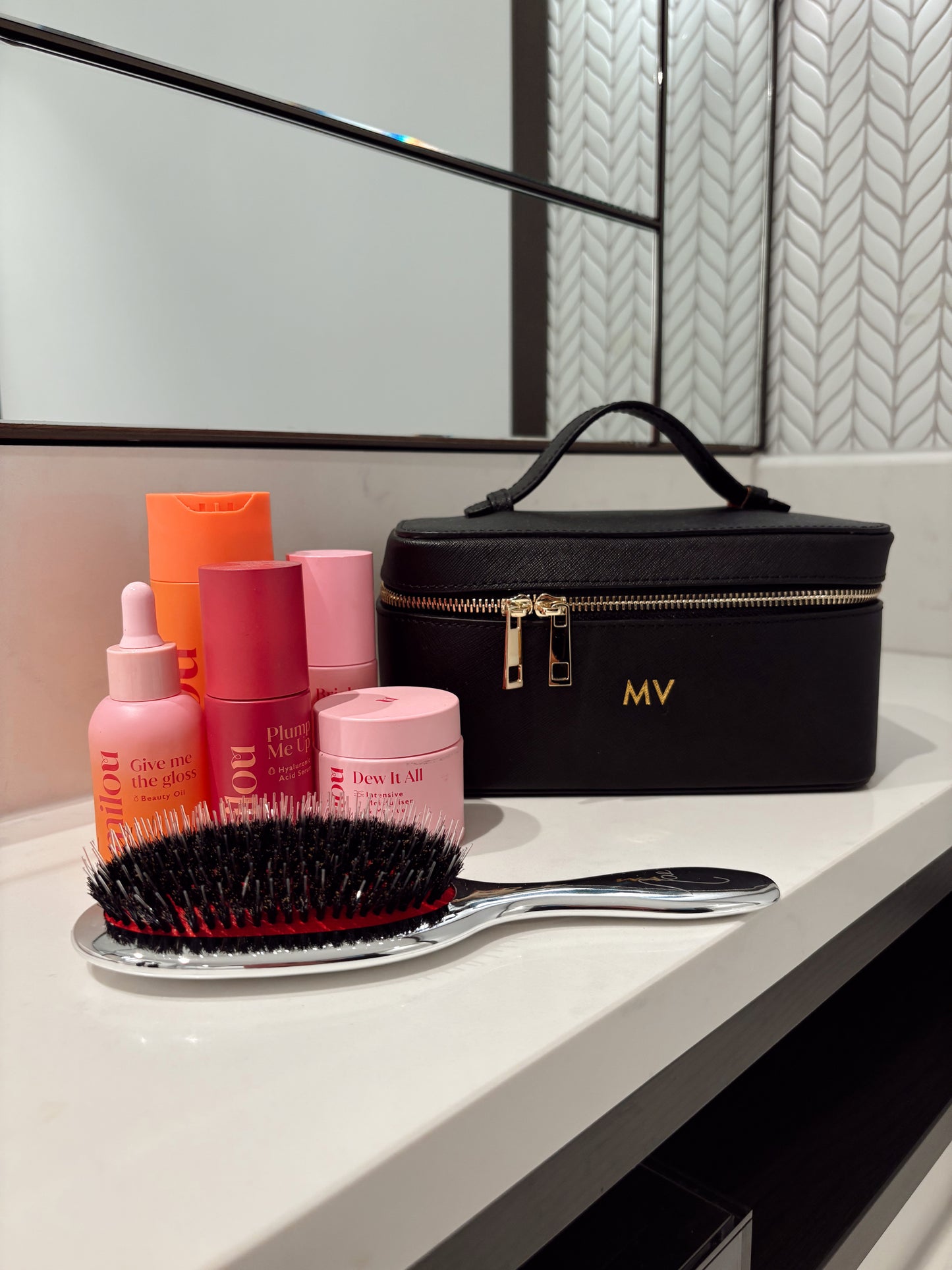 Personalised Saffiano Vanity Case