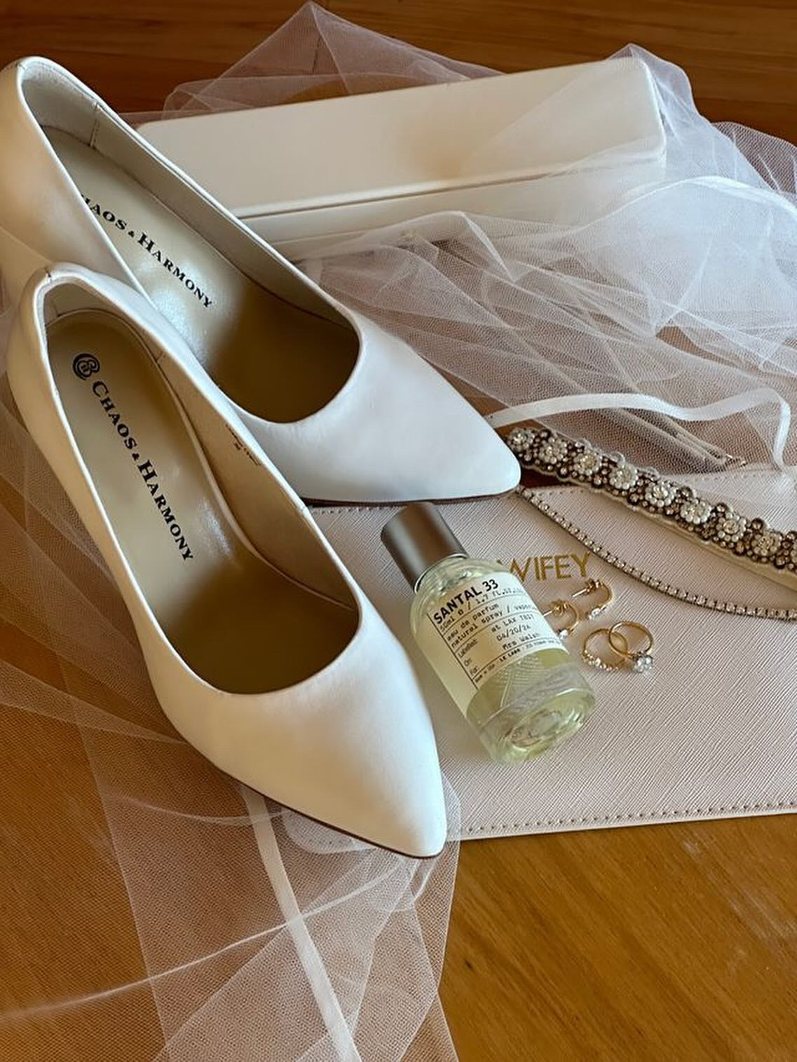 wifey wrislet engaged nz wedding bag makeup